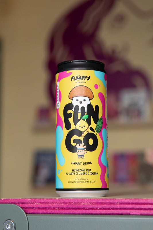 Fluffy Revolution - Fungò - Smart Drink Mushroom Soda Limone e Zenzero